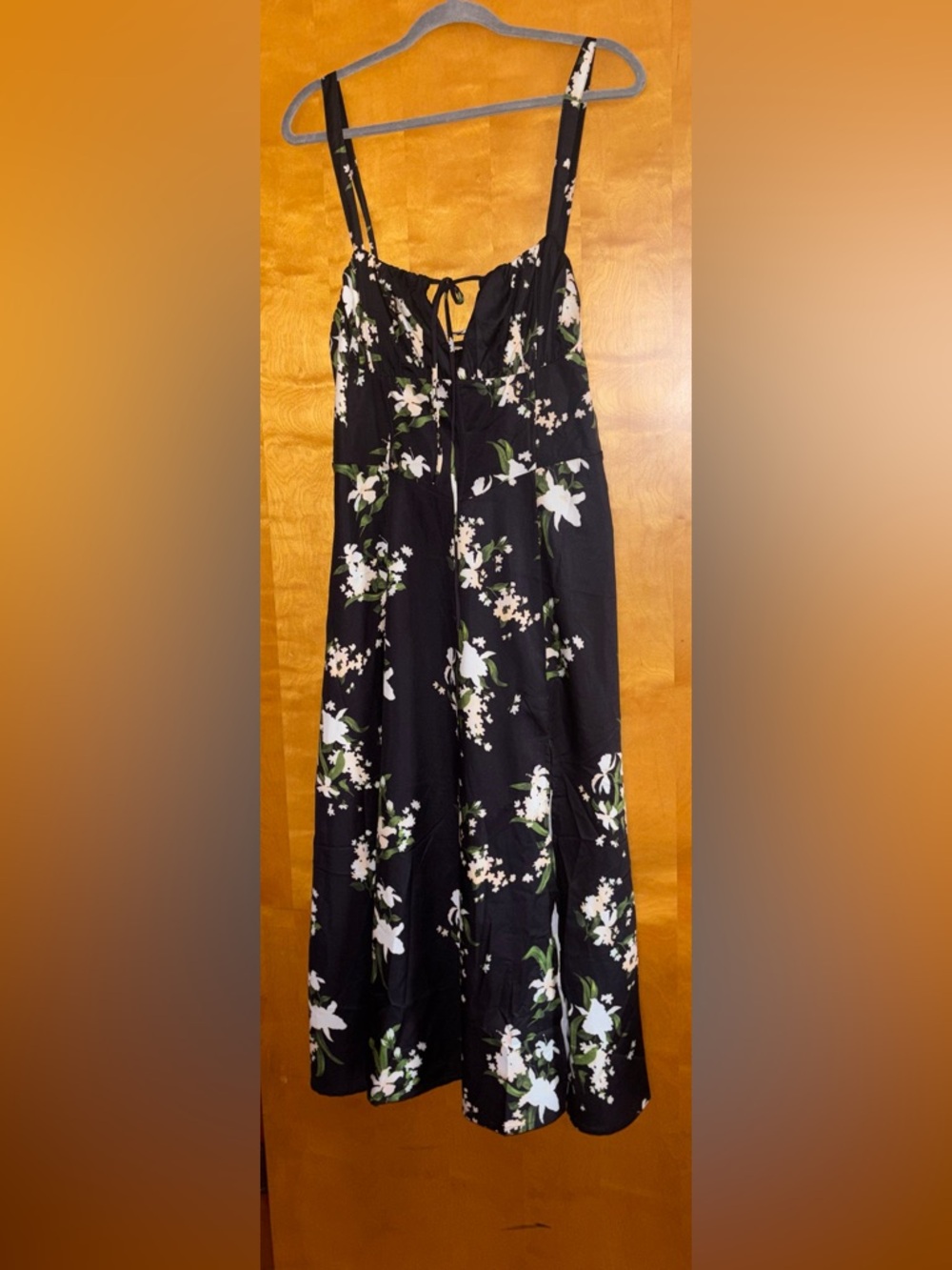 Floral Empire Waist Corset Midi/Maxi Dress